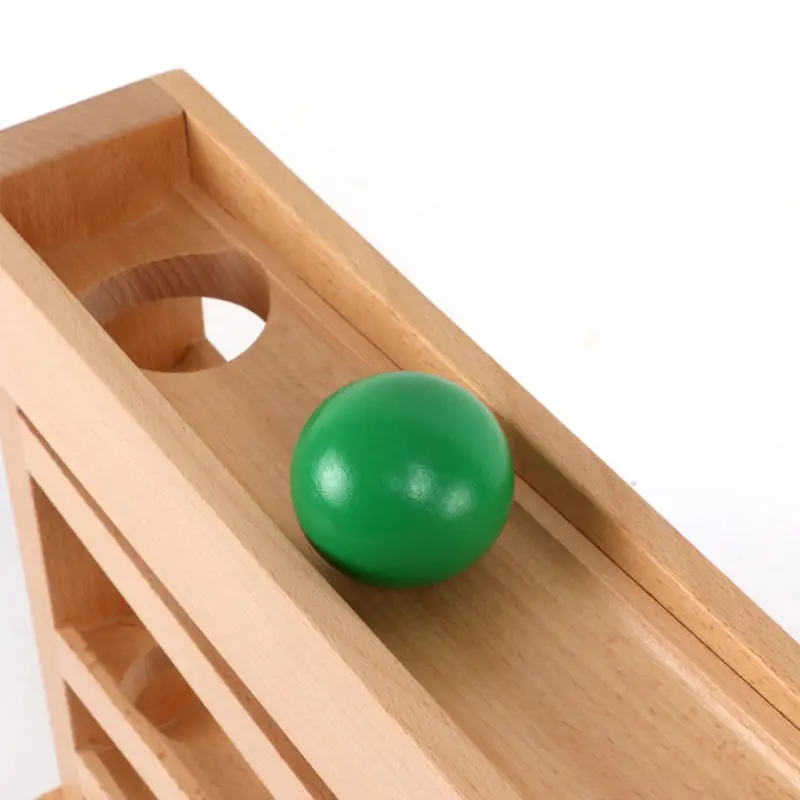 Wholesale Montessori Teaching Aid Visual Tracker Toy Ball Slider Track