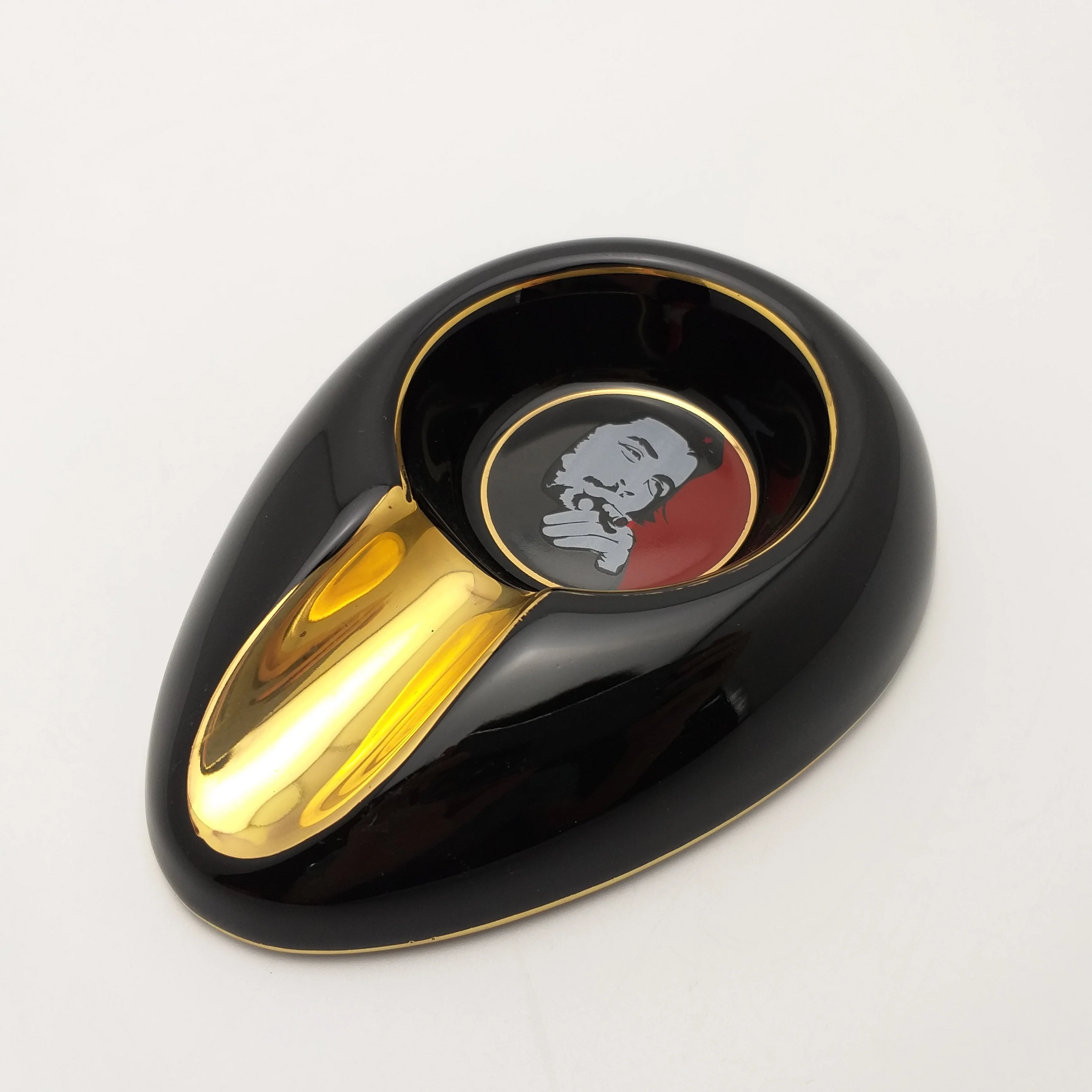 Hot Sale Ceramic Cigar Ashtray Customized Logo