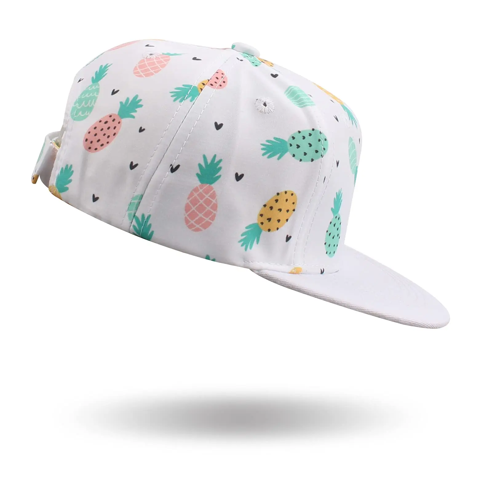 Wholesale Infant Toddler Kids Baby 5 Panel Snapback Hats Gorras 100% Nylon Cap Custom Embroidery Snapback Rope Hat