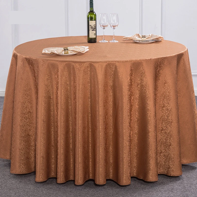 Hotel tablecloth fabric restaurant tablecloth restaurant table cloth European style large round table tablecloth