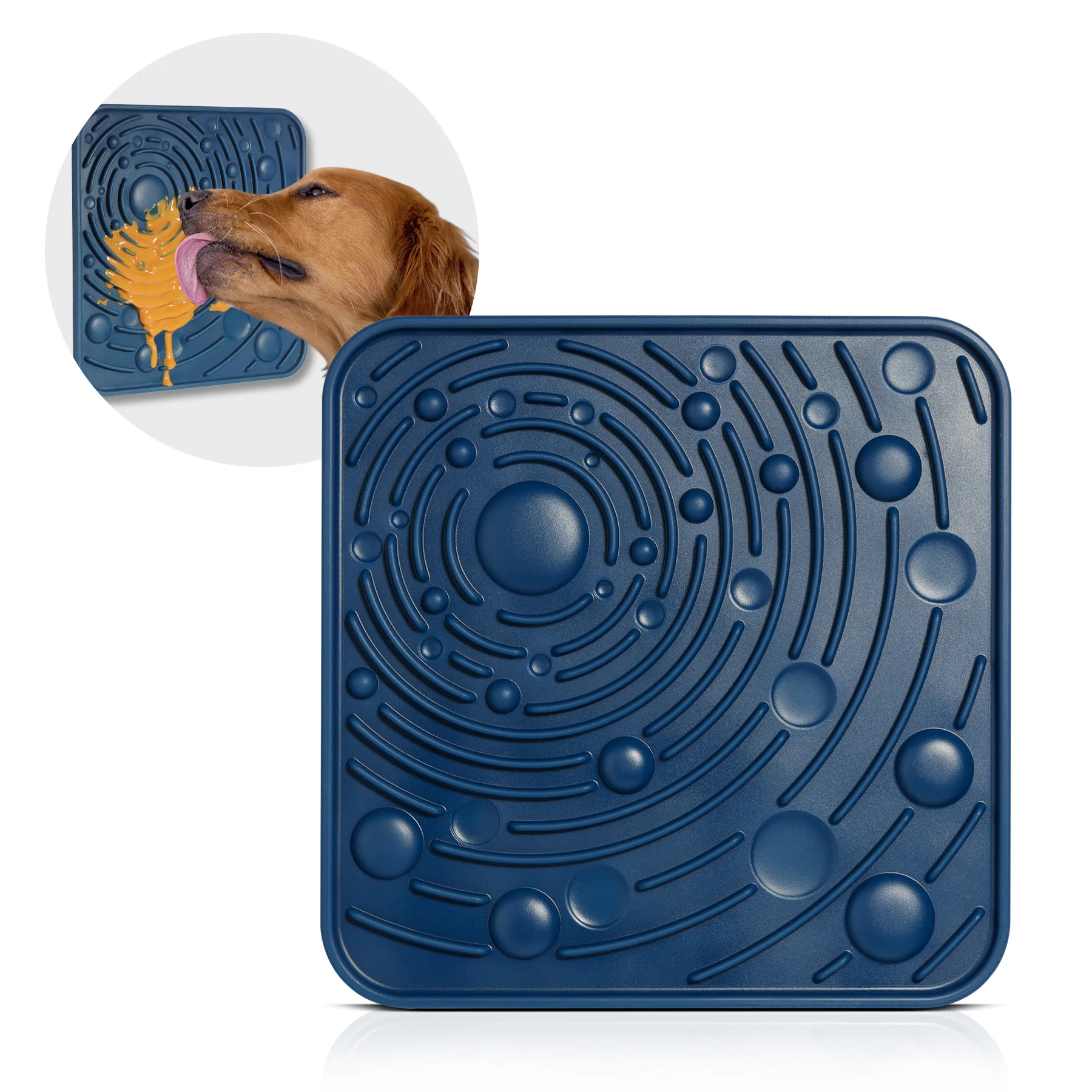 Food-grade silicone Dog Lick Pad Poop Bag Cat Pee Pads shampoo scissors Brush Mouth Cleaning Sets Grooming Sets