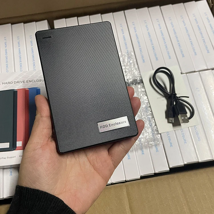 Plastic 2.5 inch HDD SSD Case SATA USB 3.0 hard drive external Enclosure for Laptop HDD SSD storage
