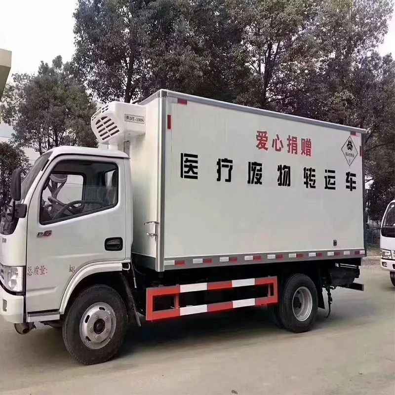  Dongfeng 4x2 4x4 грузовик для холодильника транспортировки медицинских отходов транспортное средство клинических холодного