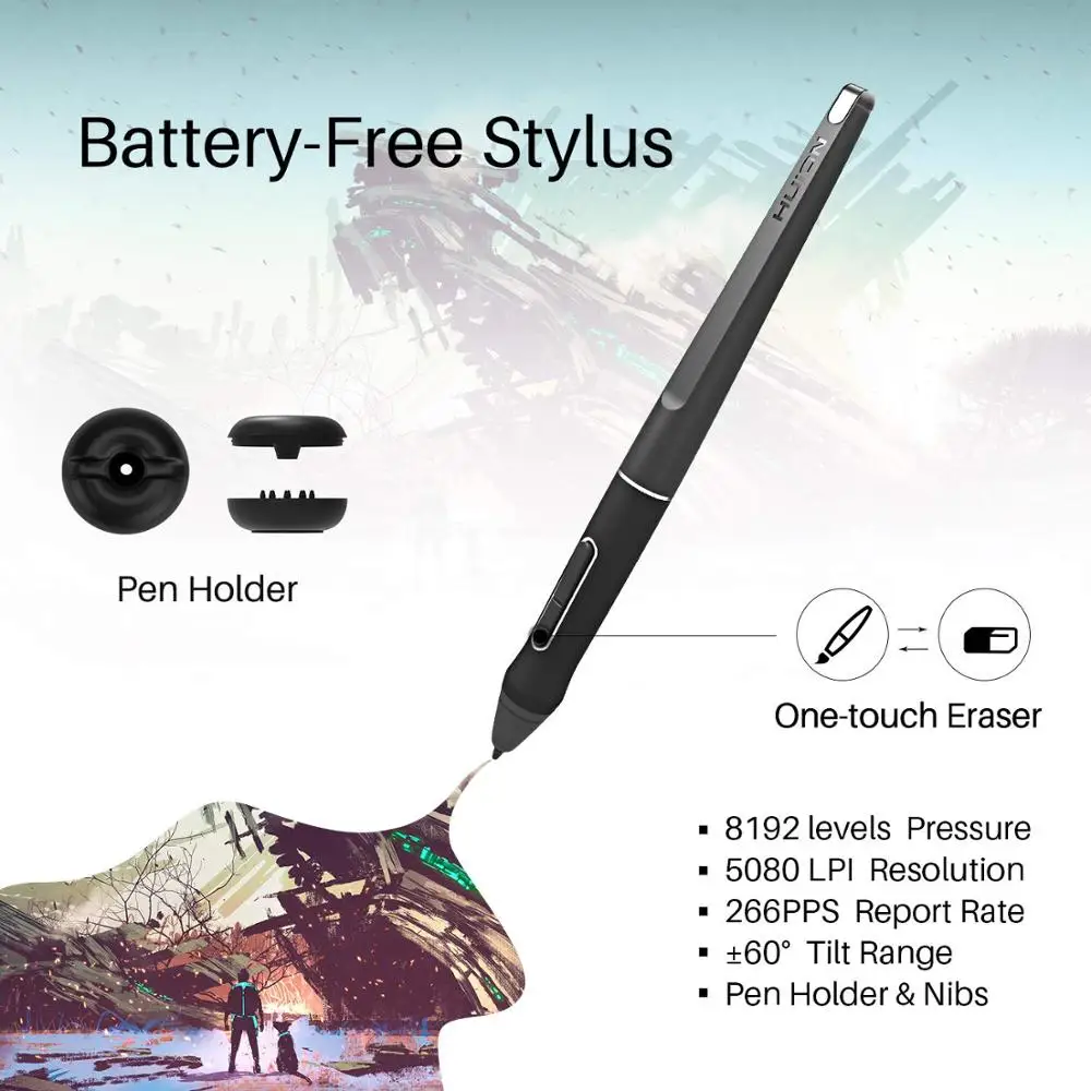  HUION KAMVAS pro16 Премиум батарея-Бесплатная ручка Высочайшая gamut графический дизайн планшет другие компьютерные