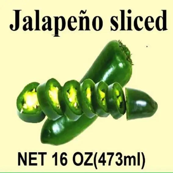 Tasty jalapeno whole and sliced in canned with 400