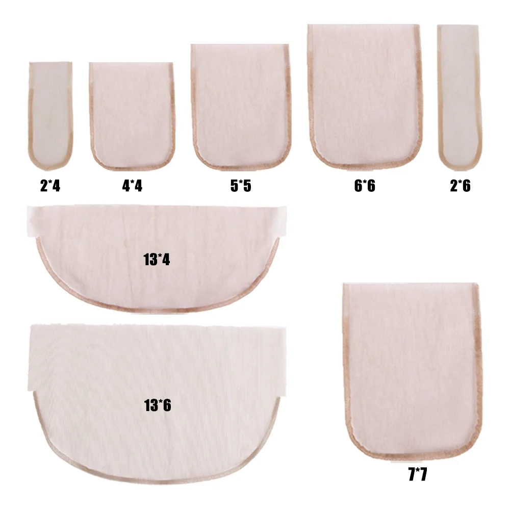 ML Wholesale 4 * 4 5 * 5 and other sizes of hair block net bottom lace hair net wig tools