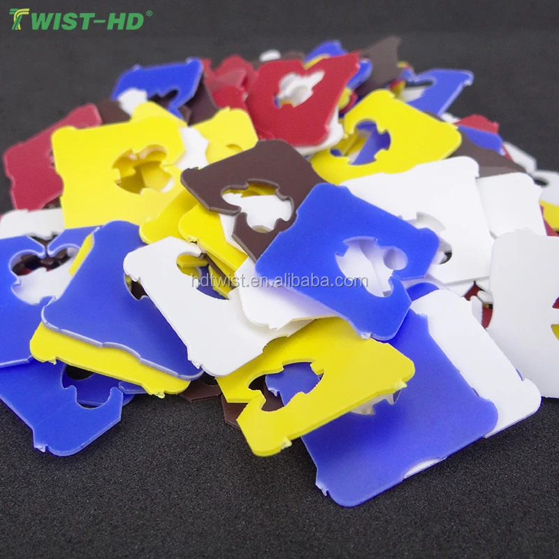 
Twist-HD good quality biodegradable plastic colorful kwik lock bread bag closure clip 