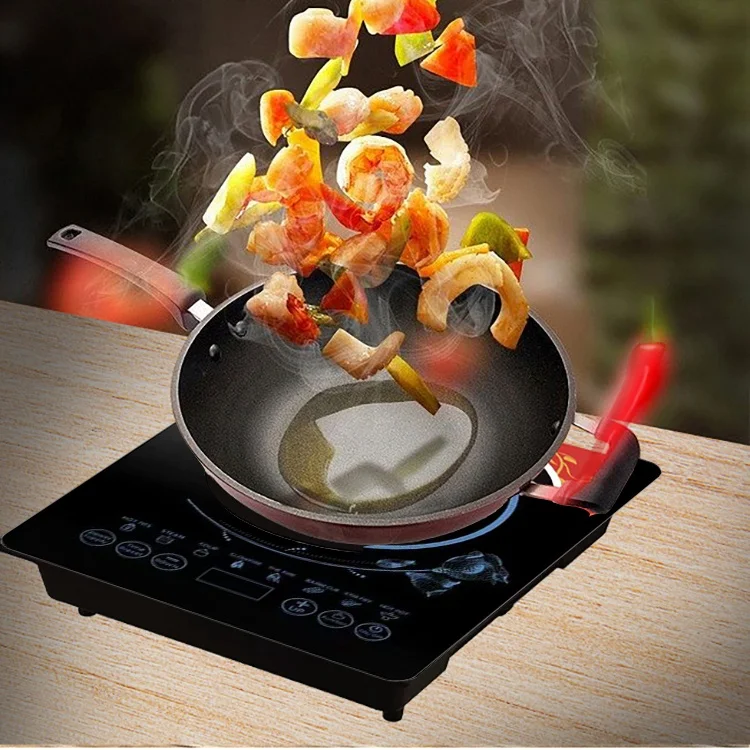 Touch panel induction cooktop smart home appliances for kitchen Induction Cooker