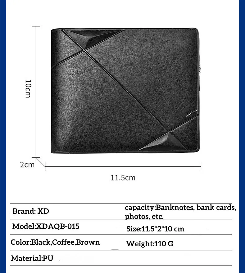 Fashion money fingerprint popup engraved cash envelope male crocodile wallet set for man rfid