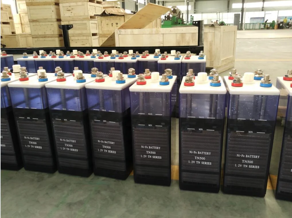 Nickel Iron battery  TN500 Ni-Fe battery 1.2V 500Ah Rechargeable Solar Battery for solar system and off-grid system