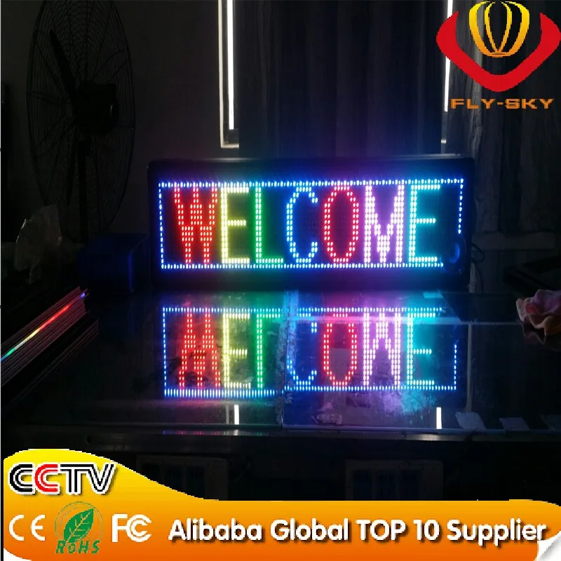 RGB Full Color LED Sign Programmable Scrolling LED Message Marquee Sign