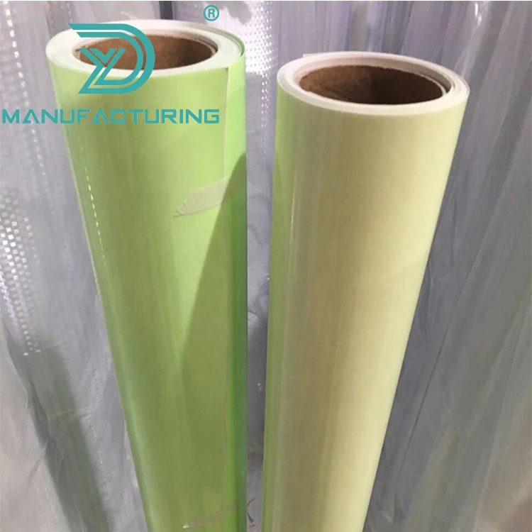 Glow in the dark fluorescent sticker luminous self adhesive luminescent films
