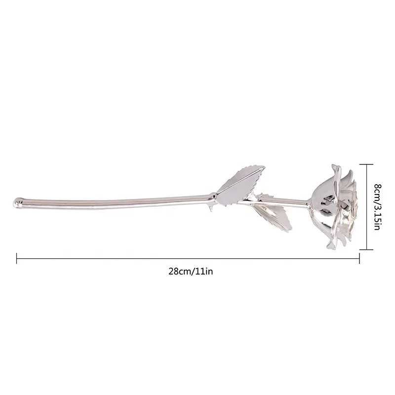 Украшения из розового ближнего света золото 24k позолоченная Роза настоящего Золотая смоченным Galaxy подарки на день
