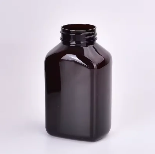 Customized PET bottle for capsule in 250cc