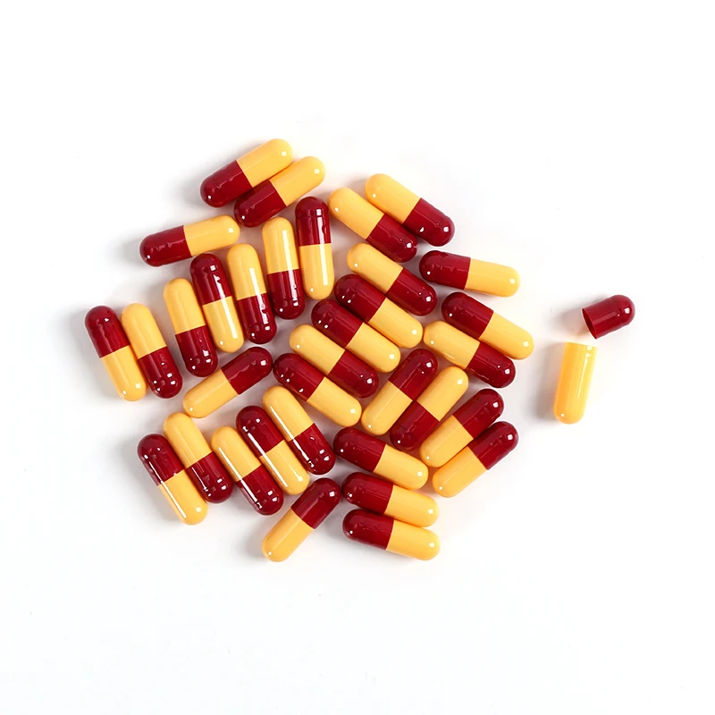 Monochrome and two-color HPMC hard capsule shell plant empty capsules can be customized