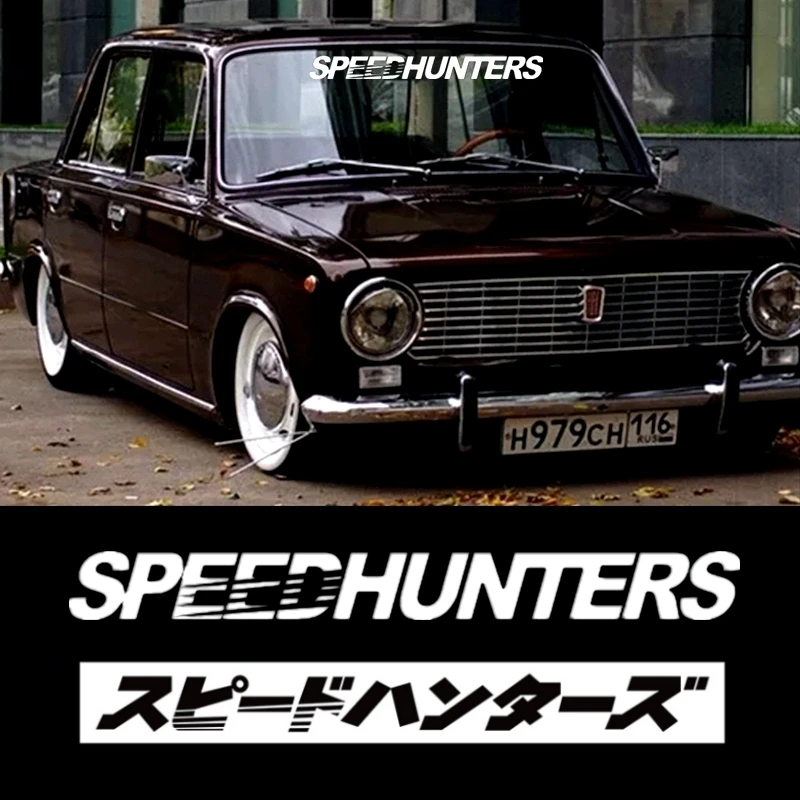 Japanese JDM Speedhunter Car Stickers Vinyl Decoration Decals For Auto Front Windshield Headlight Hood Door Car Styling Sticker