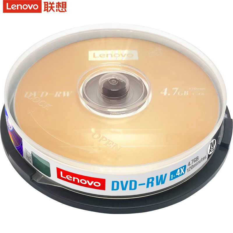 Lenovo high quality original Rewritable DVD-RW dvd+rw 4.7GB 4X 120MIN blank dvd-rw