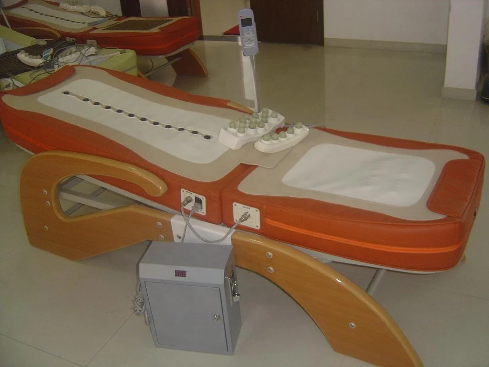 Массажная кровать с нефритовым роликом