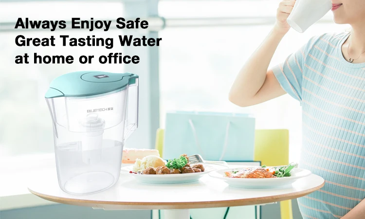 Pre water filtration water filter jug pitcher for tea or coffee making using water cleaning