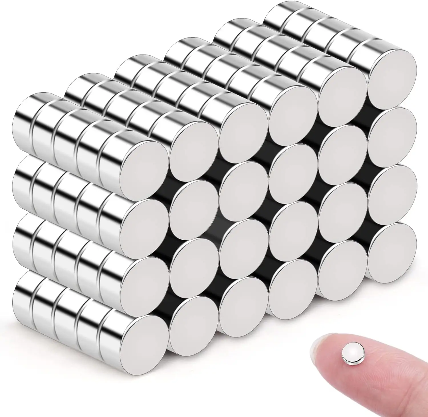 120Pcs Mini Refrigerator Multi-Use Small Strong Magnets for Crafts Whiteboard, Billboard Push Pin, Map Office Button Magnets