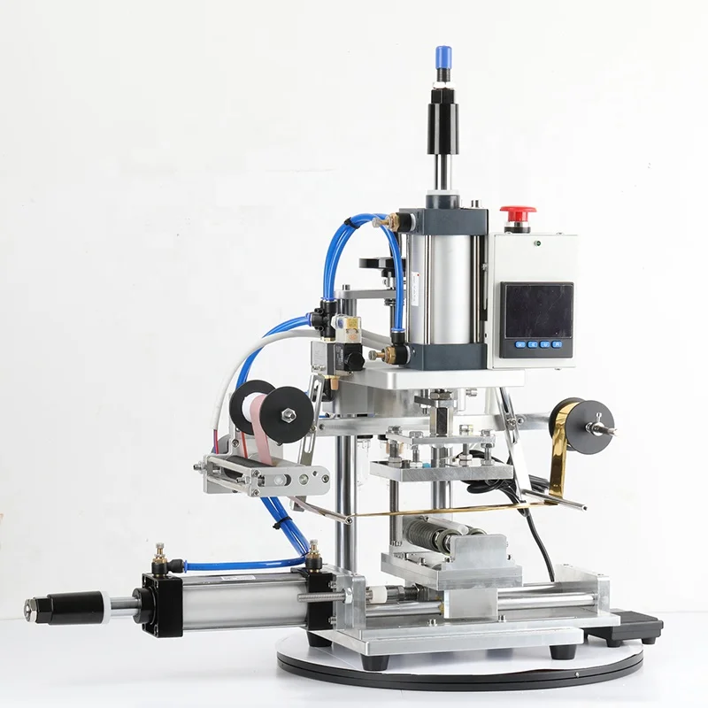 Logo Bottle Cap Pad Printing Machine Automatic Plastic Printer Multi-color Glass Bottle Hot Stamping Machine