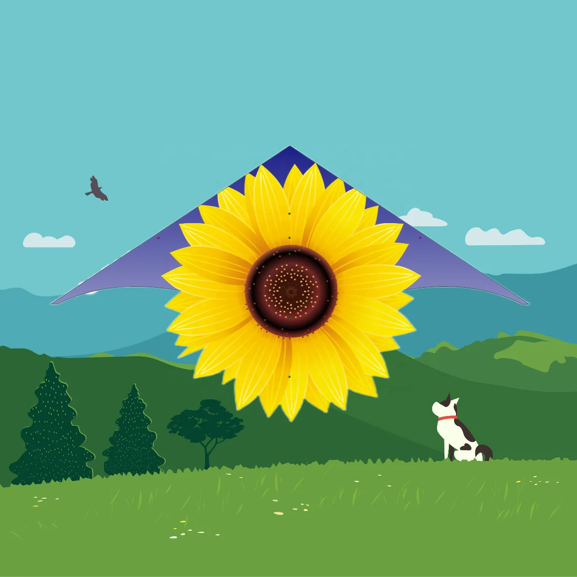 kite customized Weifang Manufacturer Chinese Easy Flying Triangle Fashion Kites