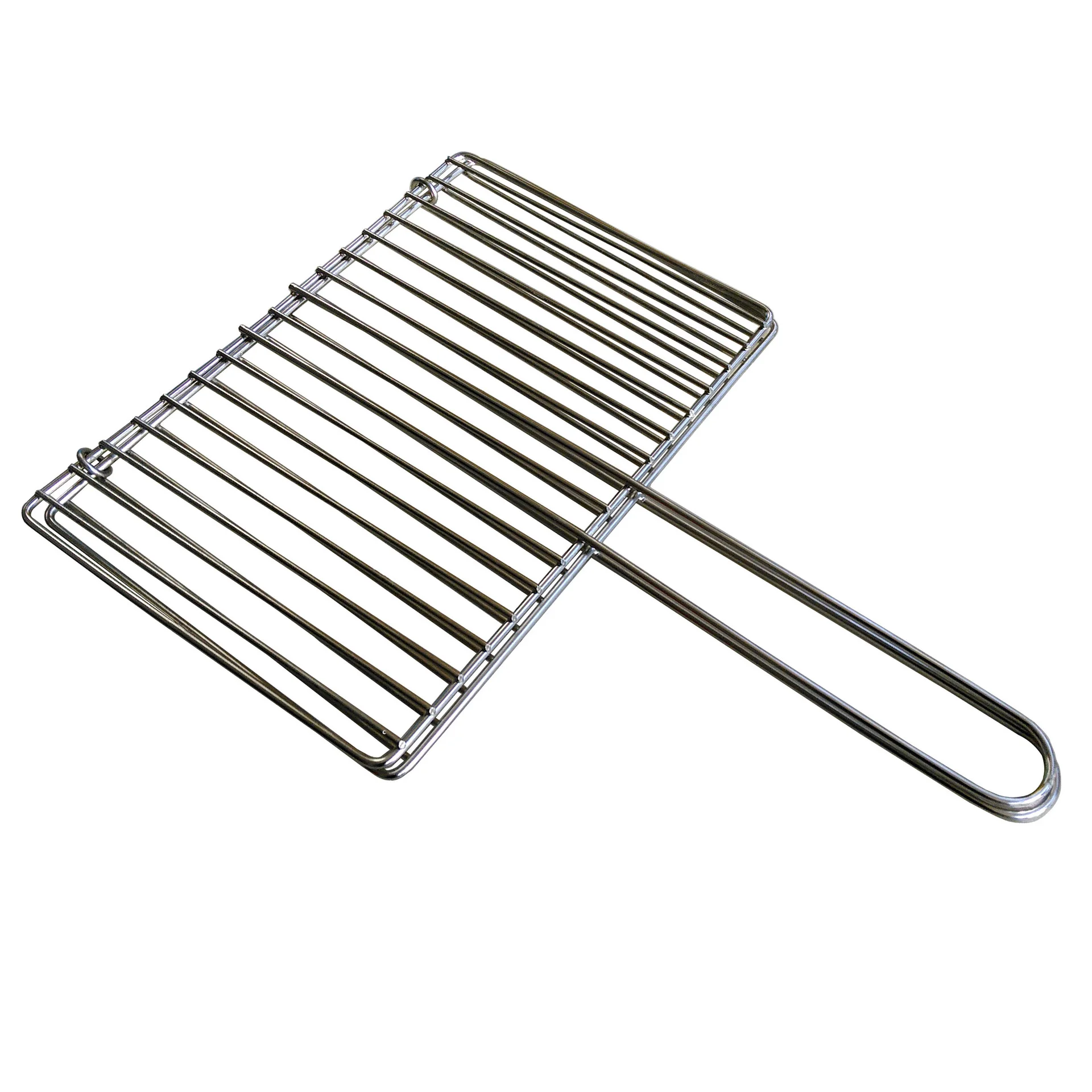 Wire Steaming Barbecue Rack BBQ Grill Mesh Oven Grid Stainless Steel for Home or Restaurant Metal Carton Silver Burner