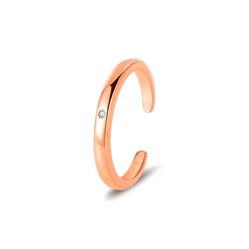 friendship korean micro minimalist 925 silver ring trendy women