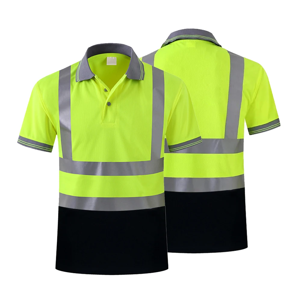 wholesale safety workwear reflective work T shirts men