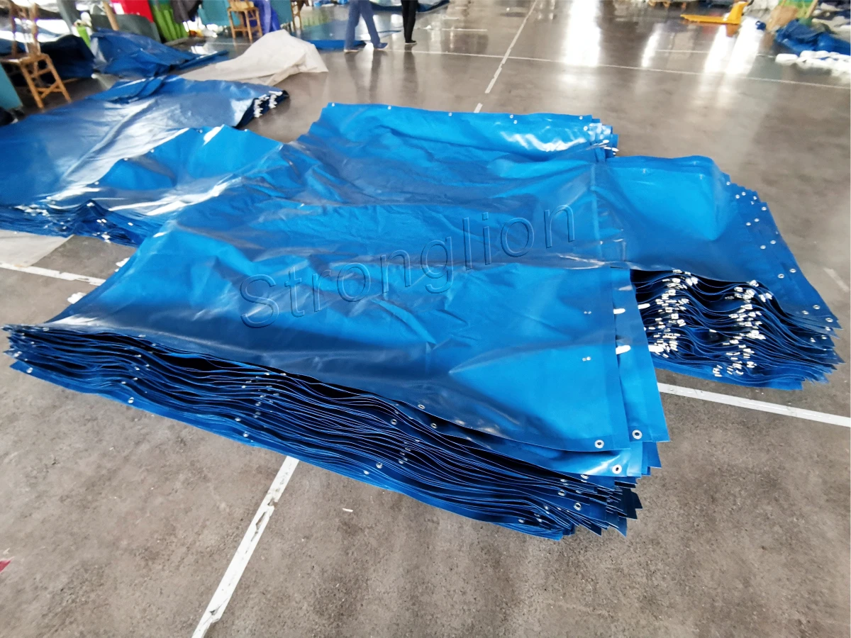 Heavy Duty Tarp Car Trailer Cover Trailer Flat Cover