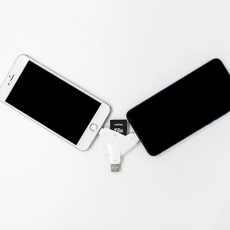 4 в 1 адаптер для карт памяти Microo SD кардридер