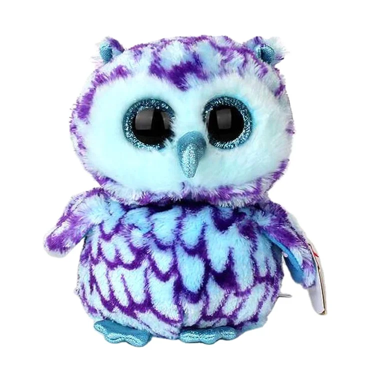 Customized plush animal Big eyes cute plush stuffed bird & owl toys