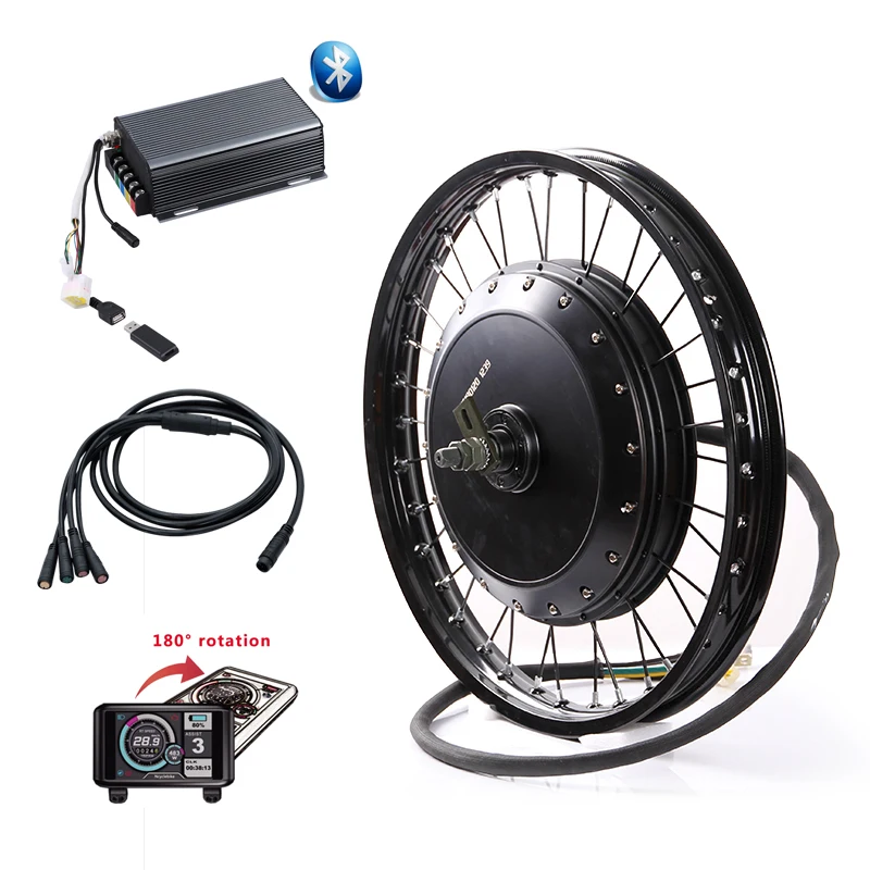 110km/h high speed 72v 8000w QS power motor electric bike kit 8000 with high quality