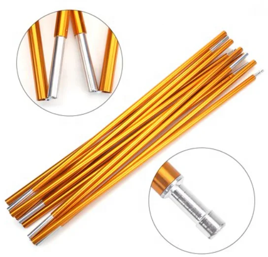 Aluminium Tent Pipes Tube 16 mm Camping Poles Extrusion Aluminum Folding Pole for Sale