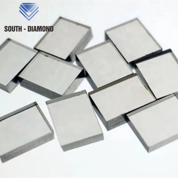 Industrial 7*3.*1 mm 7 mm square cvd single crystal cvd diamond for milling cutter