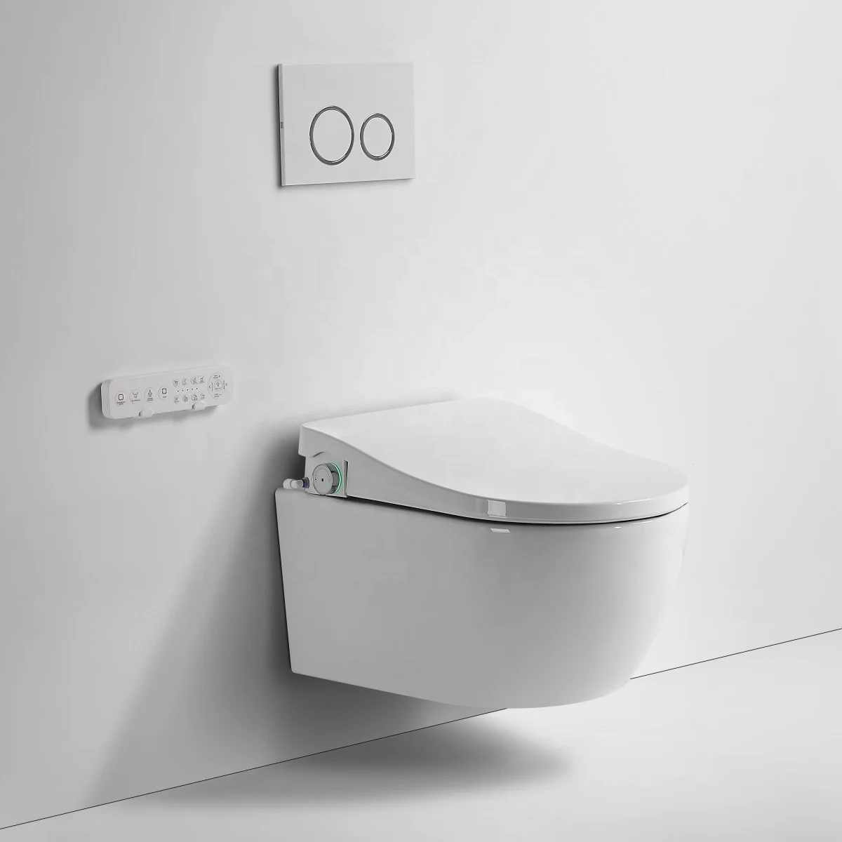 2023 new wall hung smart toilet intelligent seat heated Automatic wall mounted smart toilets seat electric Cover