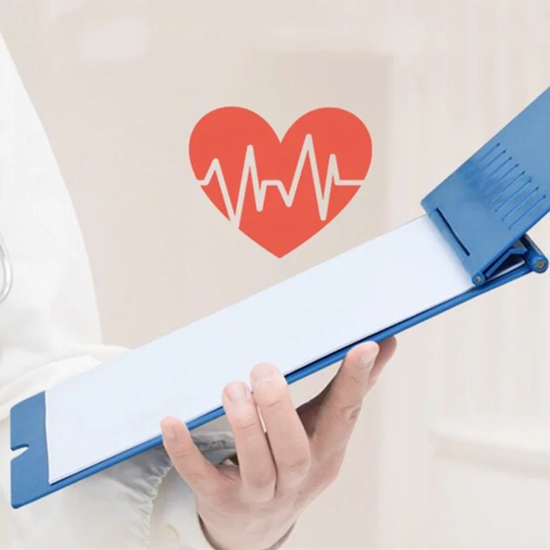 Colorful Aluminum Storage Nurse Folding Clipboard Foldable Clip Board Nursing A4 fold up clipboards