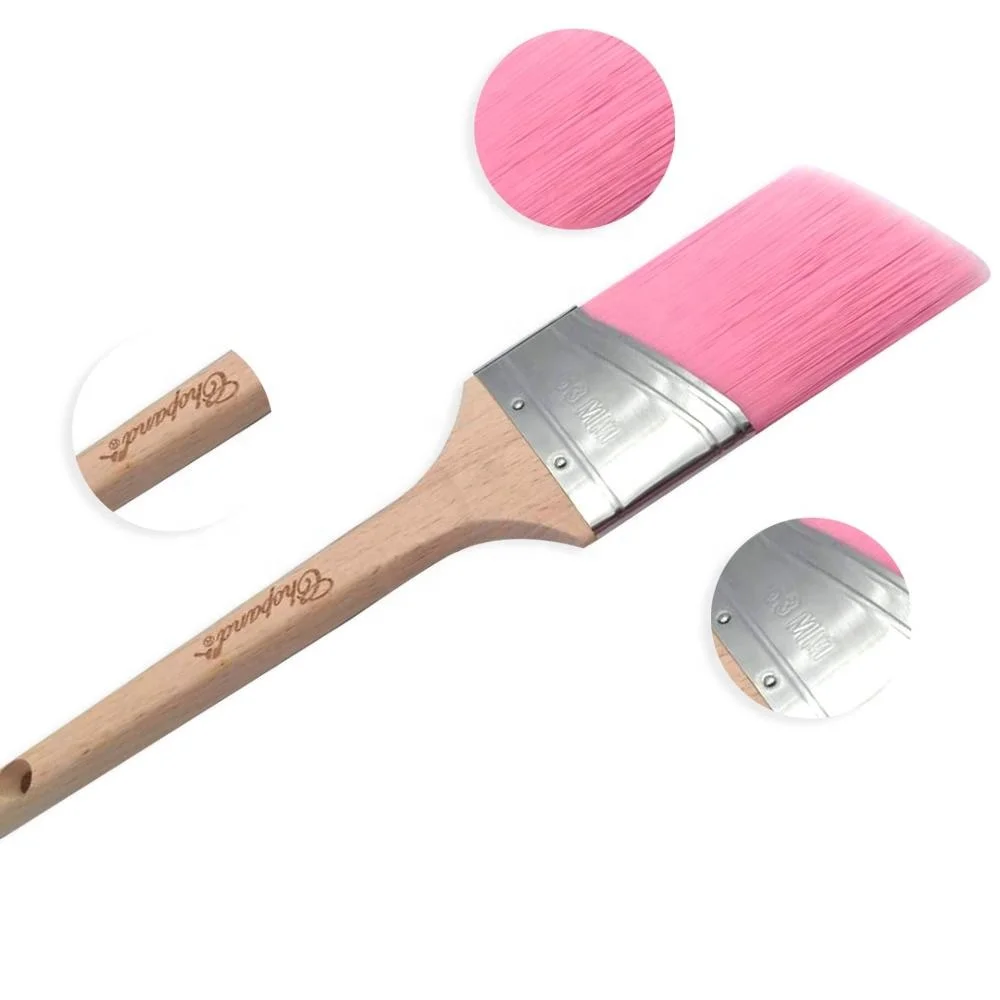 Birch Wooden Handle Wall Paint Brush High Quality Paint Brush for garden wall painting brush