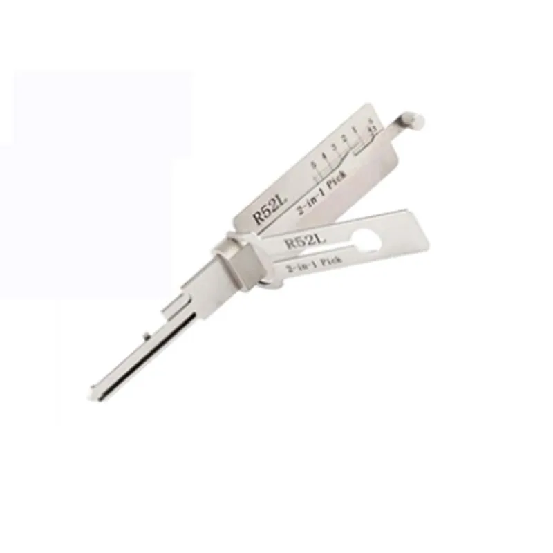 New Arrival LISHI R52L R52-L 2 in 1 R52 Left Side  House Key Opener Lock Pick Set Opening Tool Kit Locksmith Tools