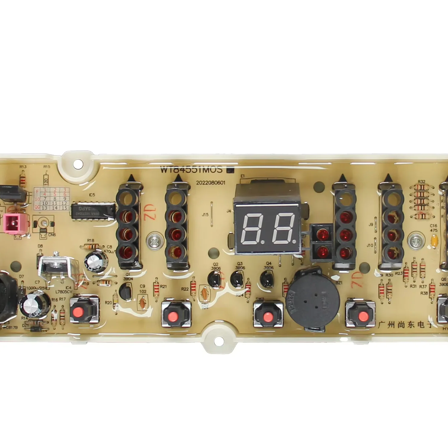 washing machine PCB control circuit board sanyo WT 84551 MOS PCB
