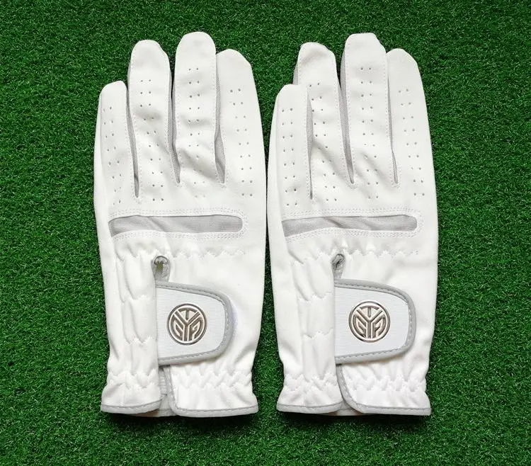 Custom logo personalized Premium quality golf gloves durable soft thin sheepskin leather gloves left hand Golf Gloves