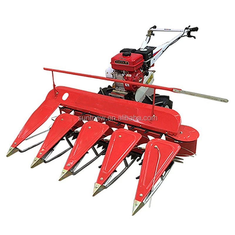 Walking Tractor Paddy Rice Machine Reaper Walking Tractor Grass Cutter Wheat Mini Harvester