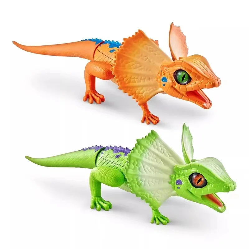 2019 Kids Plastic  Robot Pet Toys Battery Operated Crawling Lizard Touch StopFunny