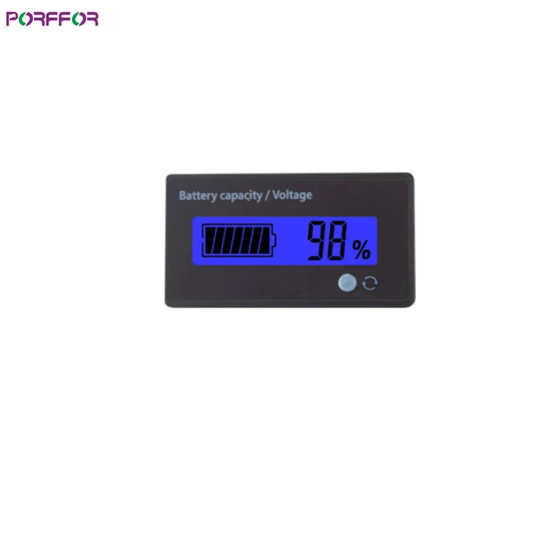 7-100V 6-73V 12V 24V 48V Lead acid Lithium Battery Capacity Indicator Car Motorcycle Digital Voltmeter Voltage Tester Meter Tool