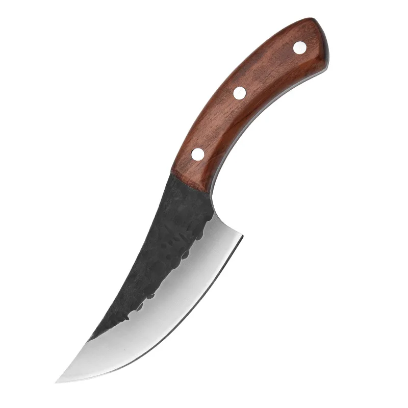 Высокоуглеродистая сталь ручной работы кованый нож для резки свиней крупного рогатого скота овец убой обвалочный мясника
