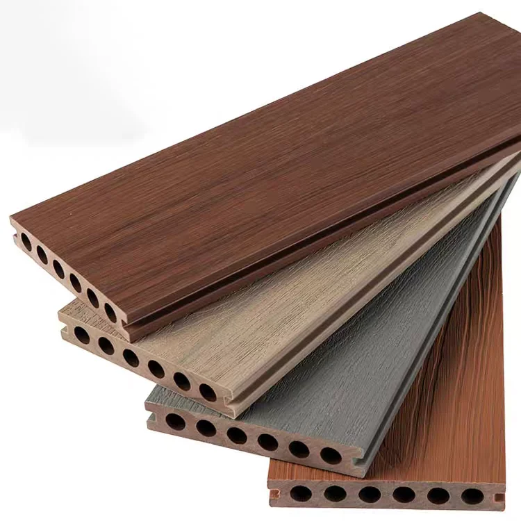 Construction Decking Boards Solid Deck Wpc Outdoor 6 Hollow Coextruded Certificate Wpc Decking 2 Colors