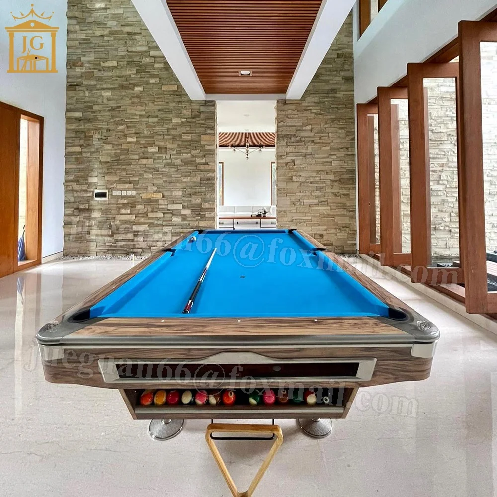 Hot modern models in 2024 3-Piece 25mm Slate 9FT Billiard Indoor Sport American Nine-ball Pool Billiard Table