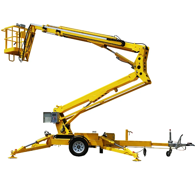China 16m spider manlifter telescoping towable Self Propelled Articulated Spider Boom Lift Aerial Work Platform