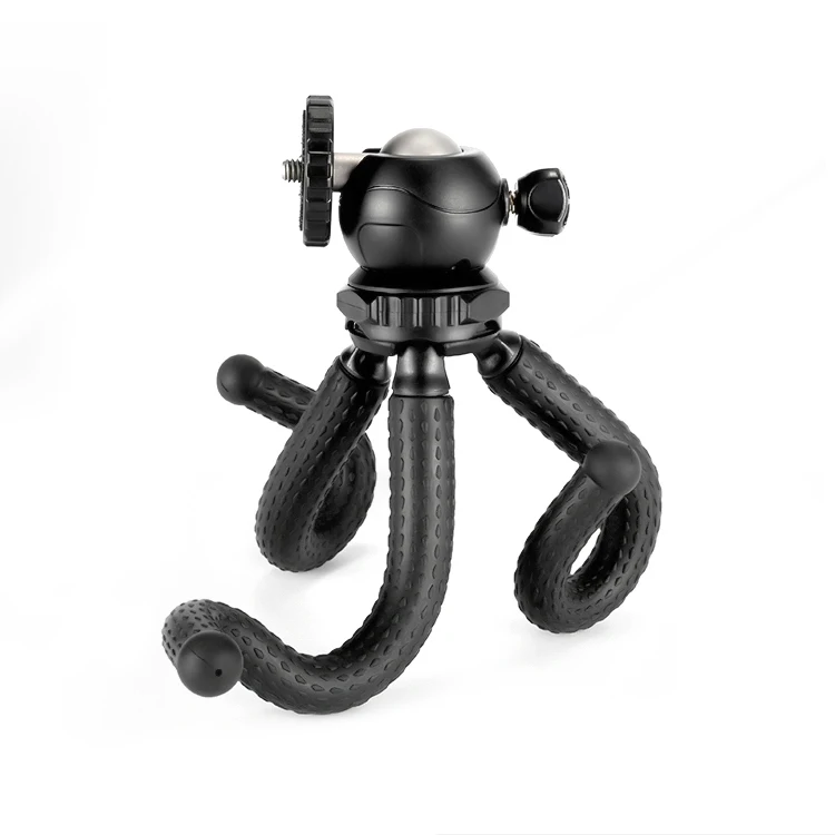 360 rotation travel portable selfie stick tripod for phone and camera mini octopus flexible tripod projector stand