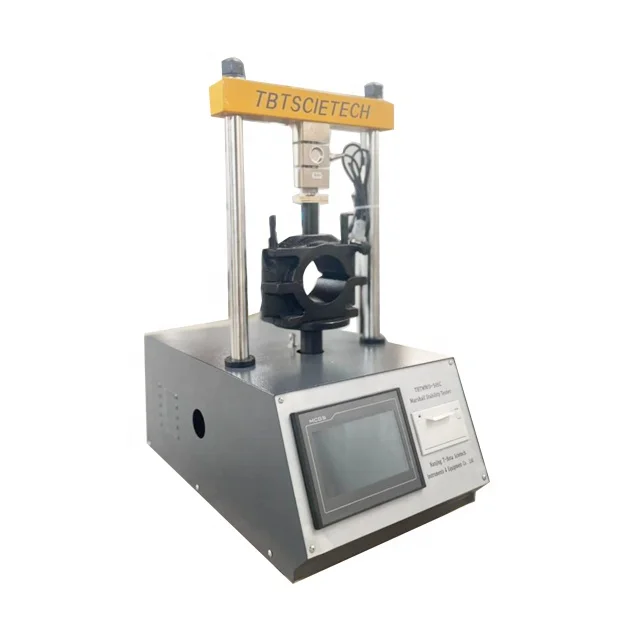 Определение нагрузок и значений расхода асфальтовой Смеси Машина для сжатия асфальта маршала автоматический тестер устойчивости маршала